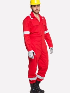 Cotton Coverall With Reflectors